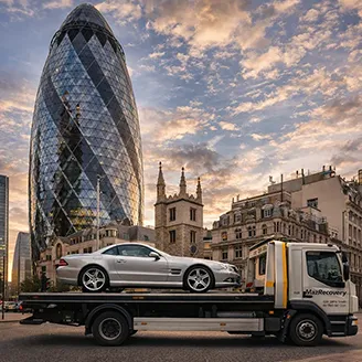 Mercedes Recovery near The Gherkin London