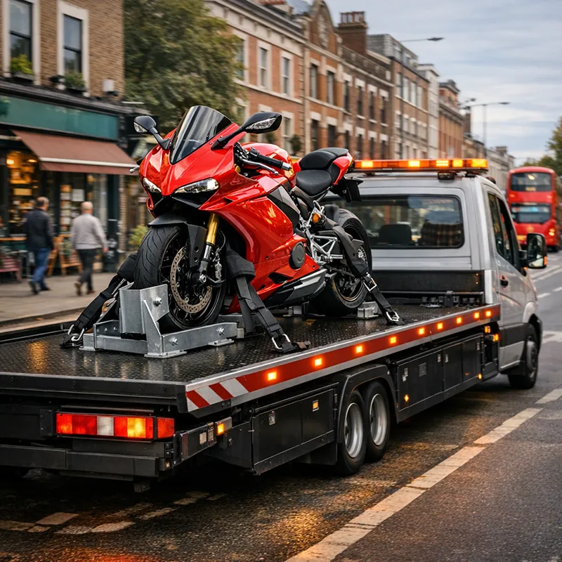 Specialist motorbike recovery North London